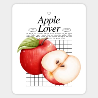 Apple Lover - Fruit Lover Gardener - Malus domestica Magnet